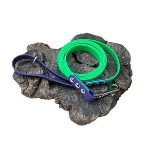 Biothane Deluxe Dog Leash - 3/4" width - waterproof, stink proof 6.5' USA Made